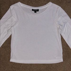Top shop long sleeved crop top